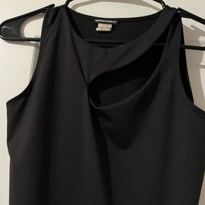 Cutout black bodysuit!